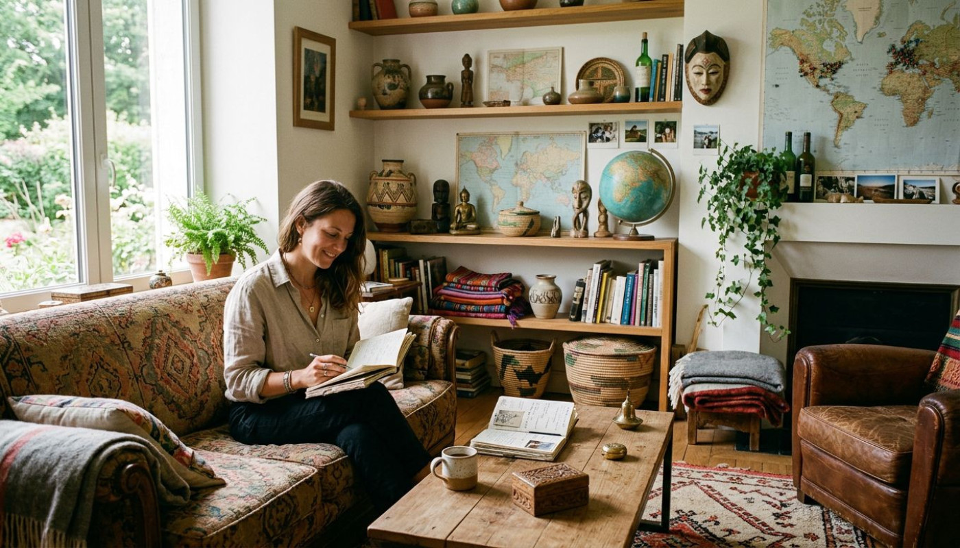 Immersion dans une maison où chaque objet raconte un voyage